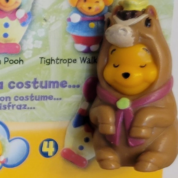 Winnie Pooh Peek-a-Pooh #13 Circus Fun Pony Pooh Disney Tomy Yujin - Picture 2 of 2